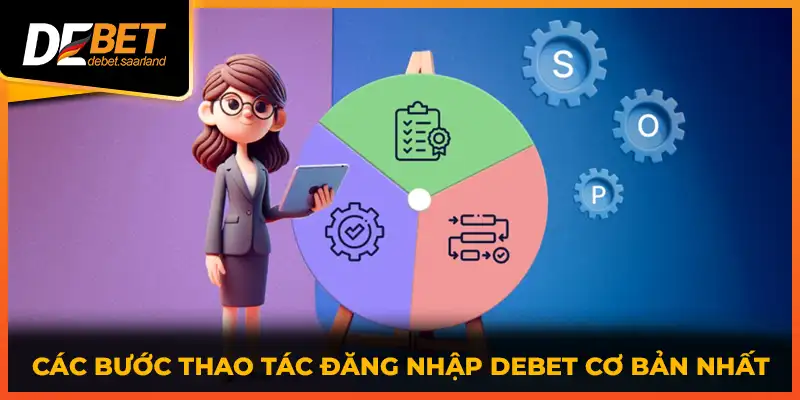 Các bước thao tác đăng nhập DEBET cơ bản nhất