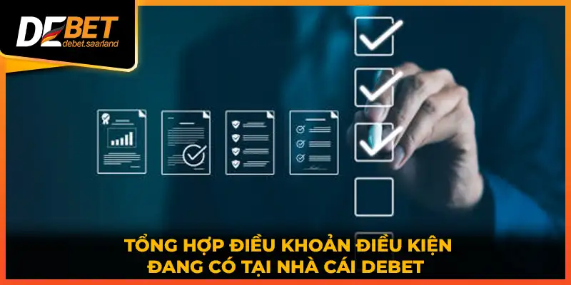 Tổng hợp điều khoản điều kiện đang có tại nhà cái DEBET